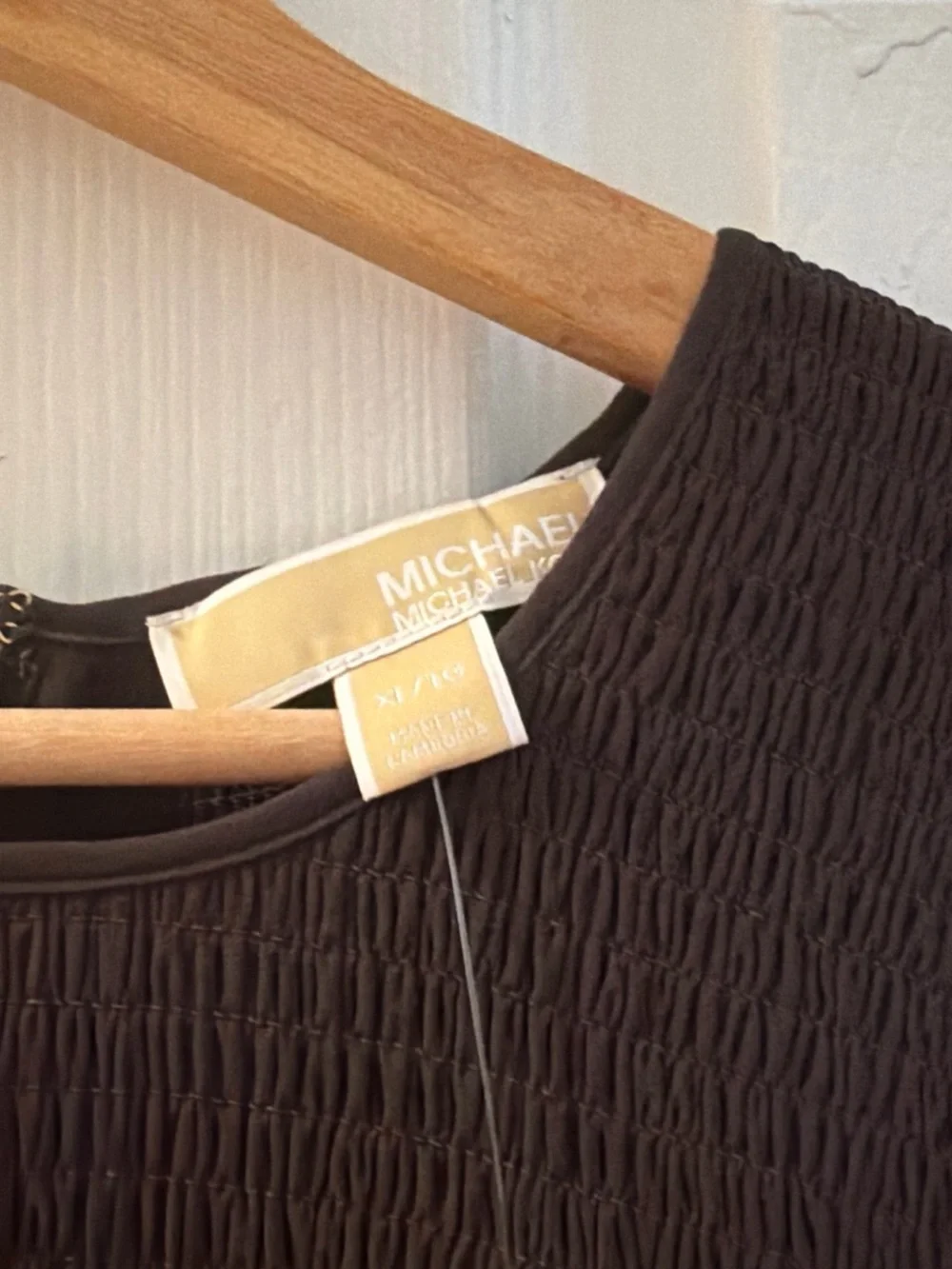 Sleeveless Brown Tiered Maxi Dress - Michael Kors